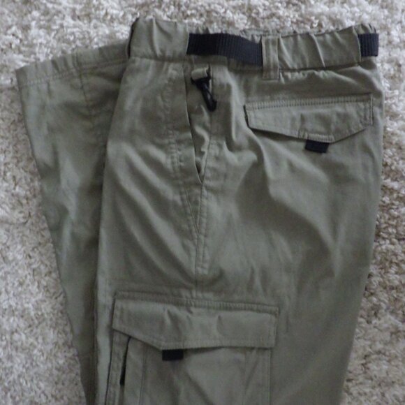 BC Clothing Co. Mens Cargo Pants Sz 32 Tan Lined Utility Hunting Tactical Pocket - Picture 2 of 11